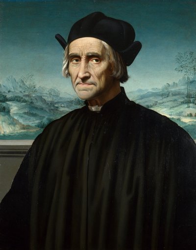 Portrait of Girolamo Benivieni by Ridolfo del Ghirlandaio